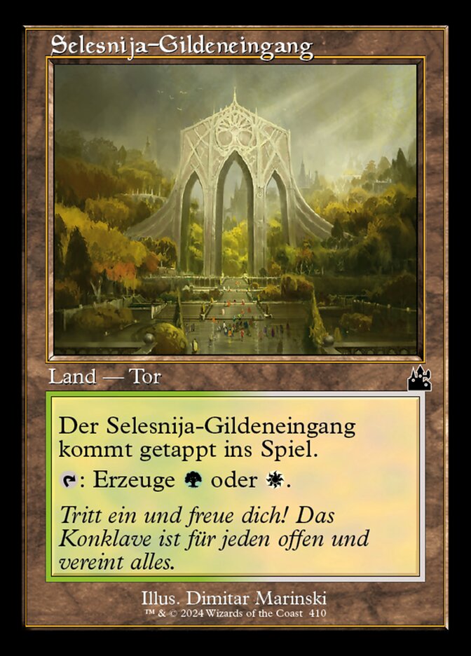Selesnija-Gildeneingang