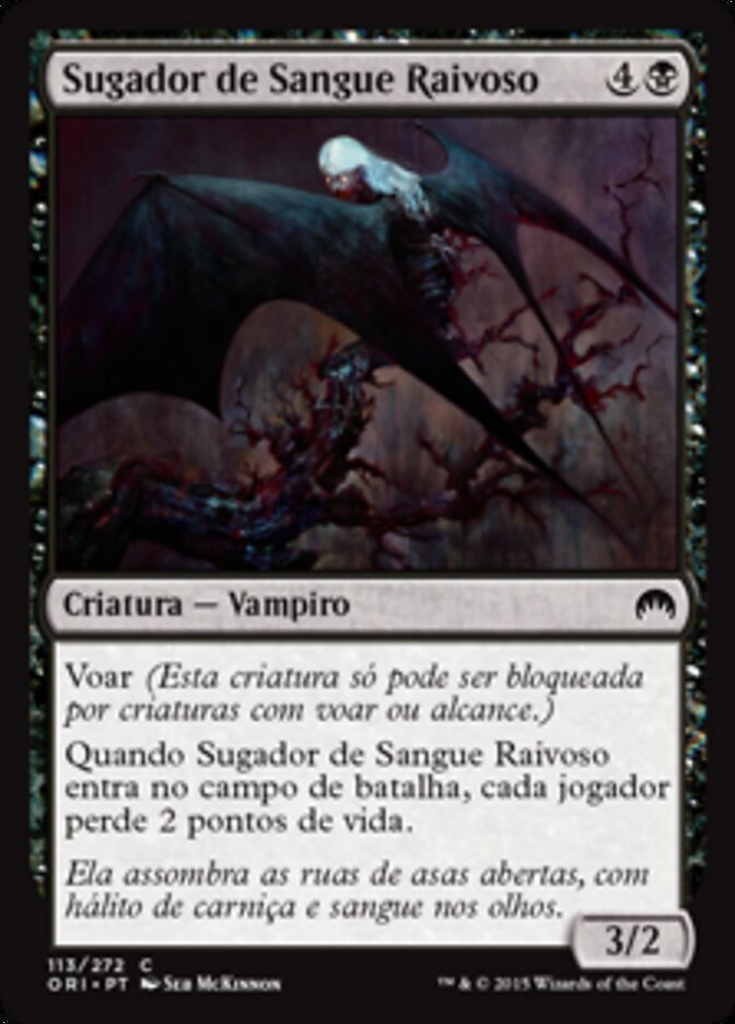 Sugador de Sangue Raivoso