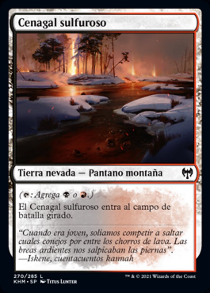 Cenagal sulfuroso