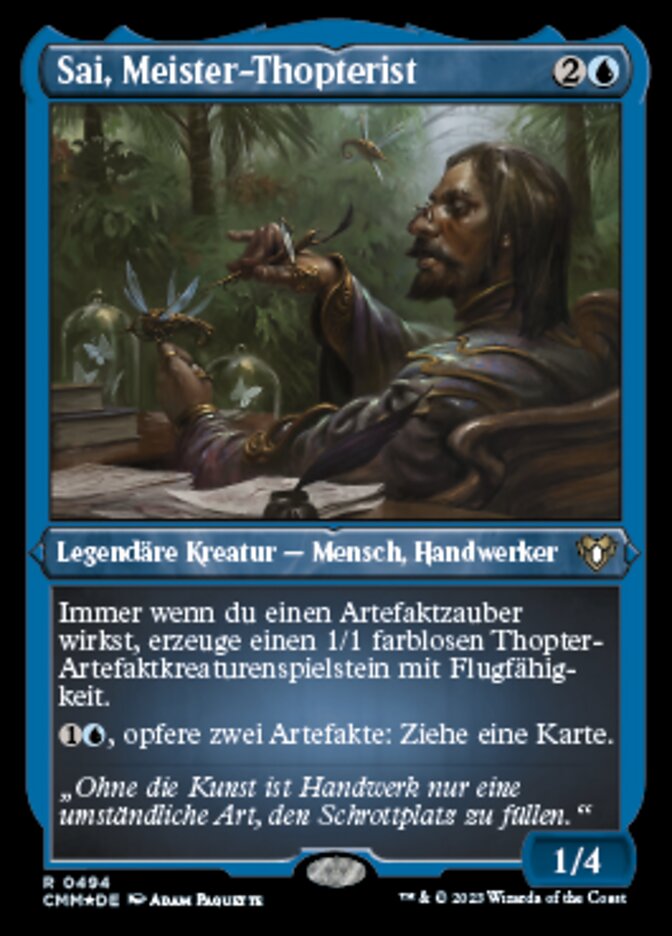 Sai, Meister-Thopterist