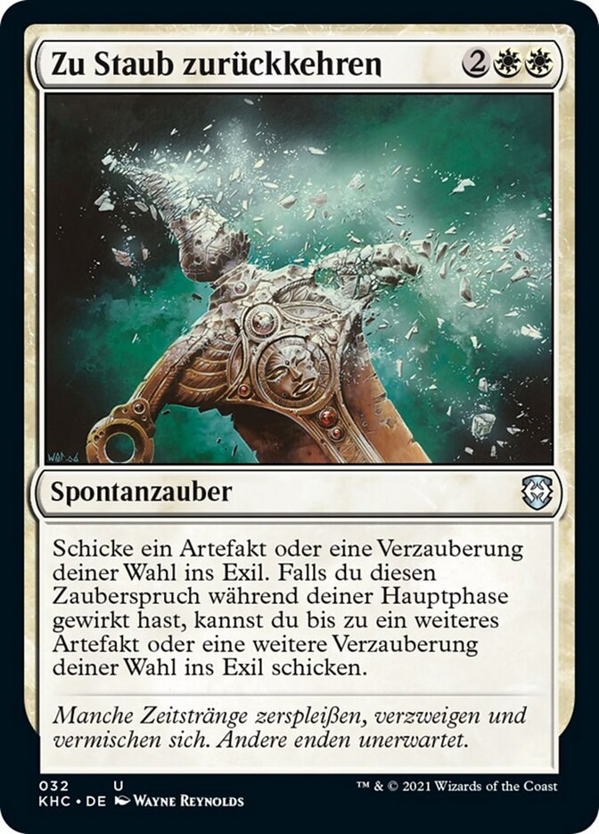 Zu Staub zurückkehren