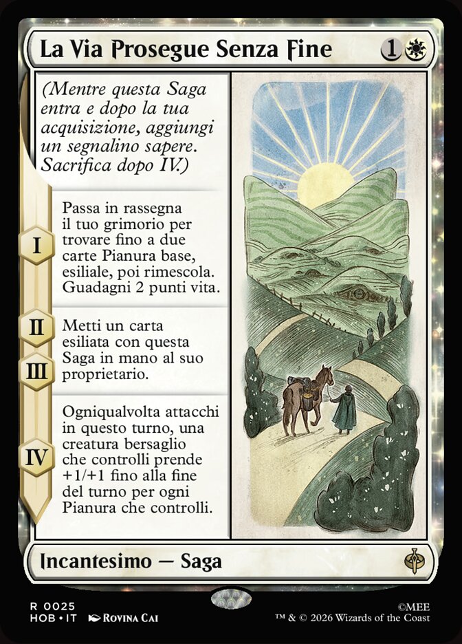 La Via Prosegue Senza Fine