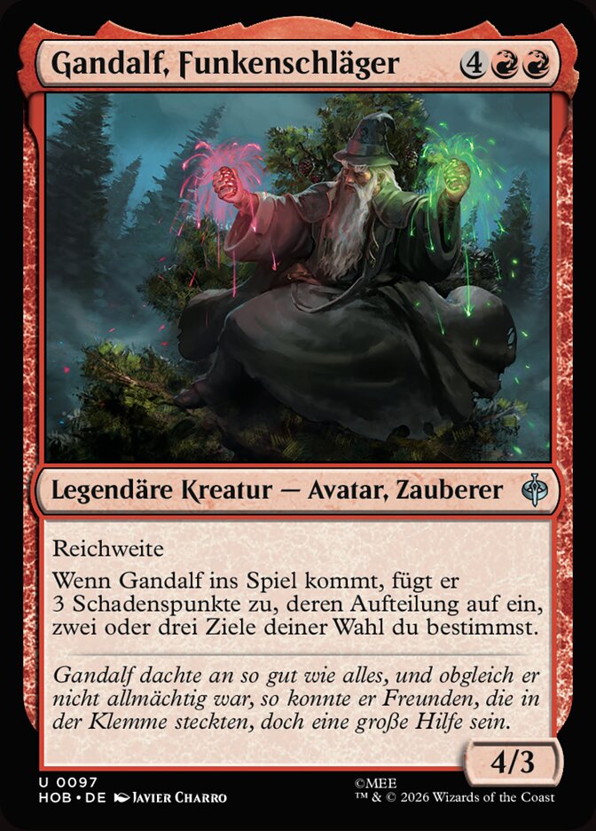Gandalf, Funkenschläger