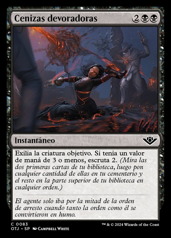 Cenizas devoradoras