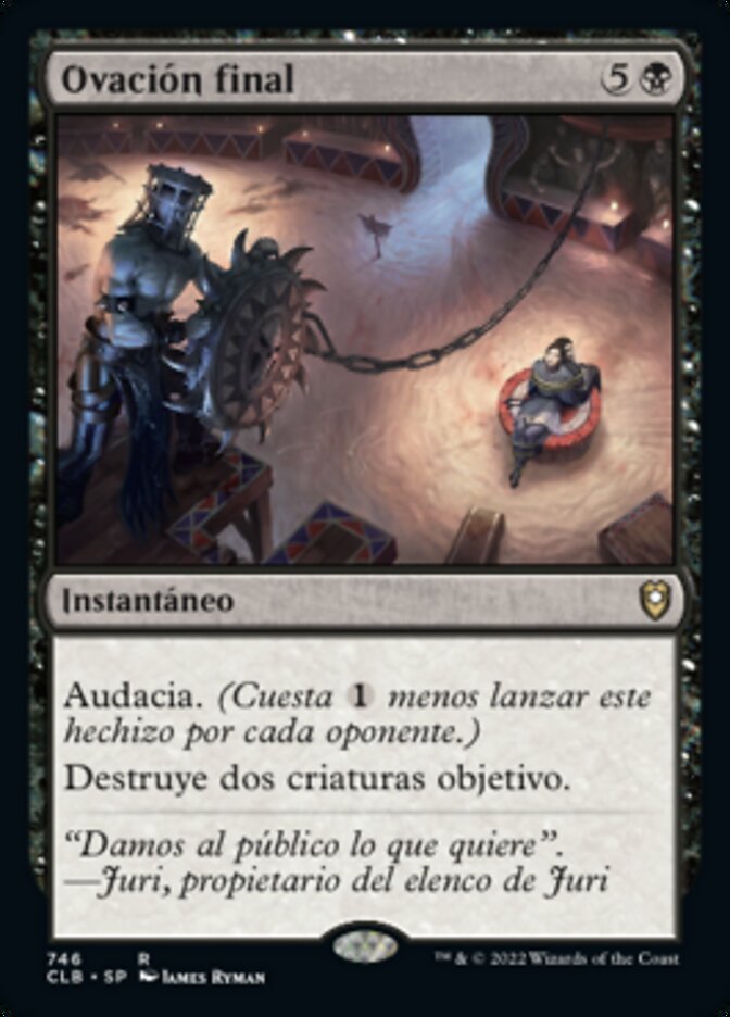 Ovación final