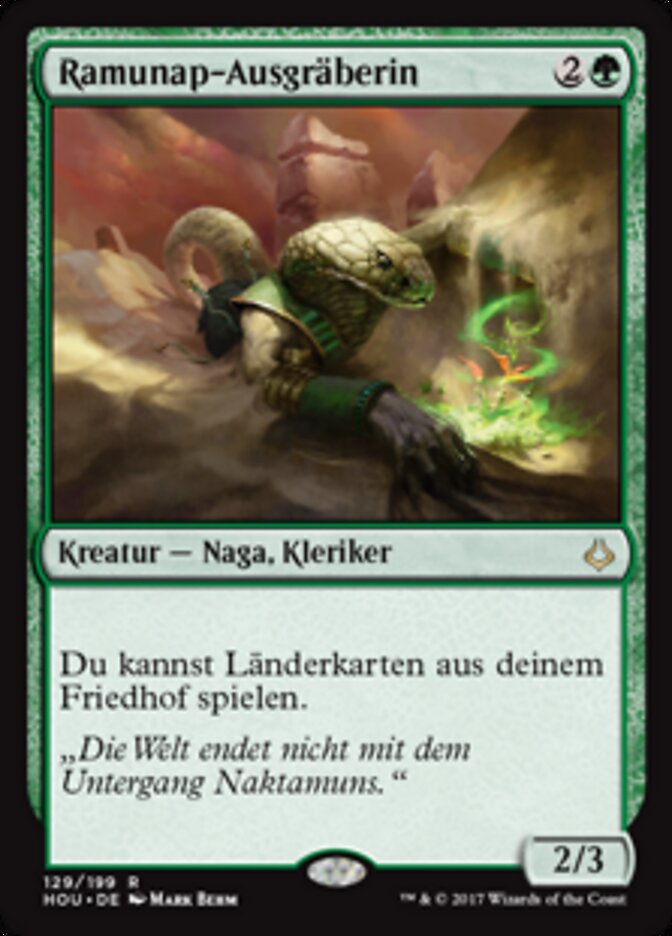 Ramunap-Ausgräberin