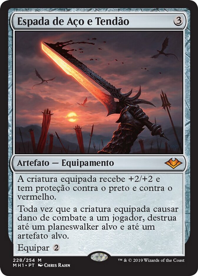Espada de Aço e Tendão