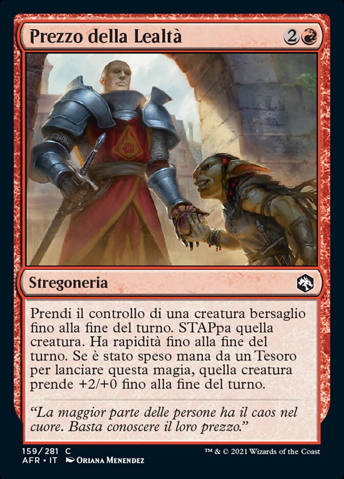 Prezzo della Lealtà