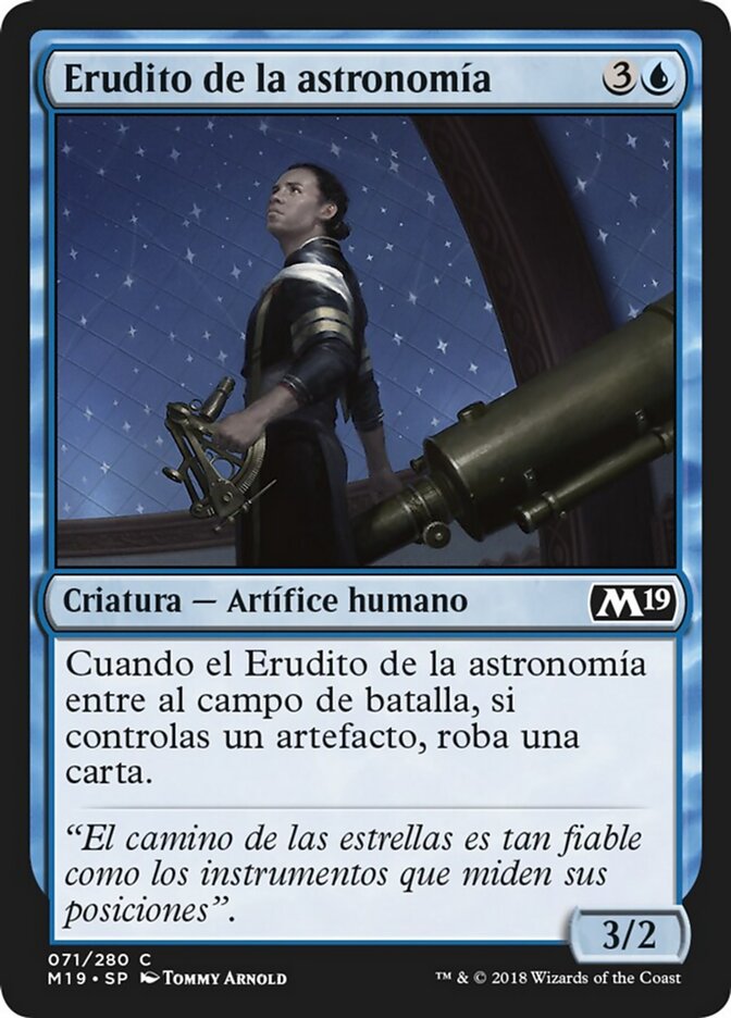 Erudito de la astronomía