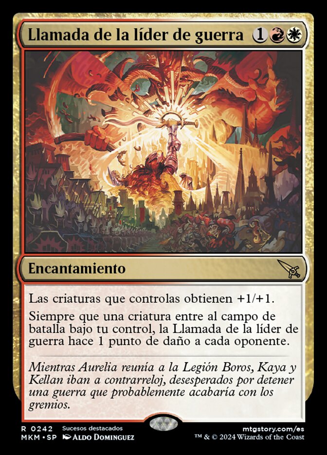 Llamada de la líder de guerra