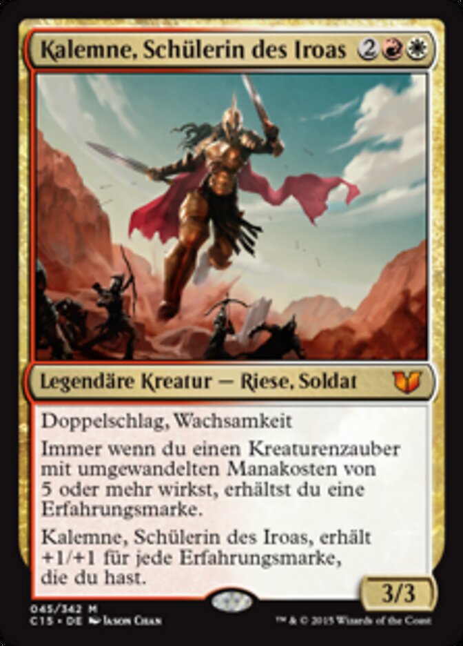 Kalemne, Schülerin des Iroas