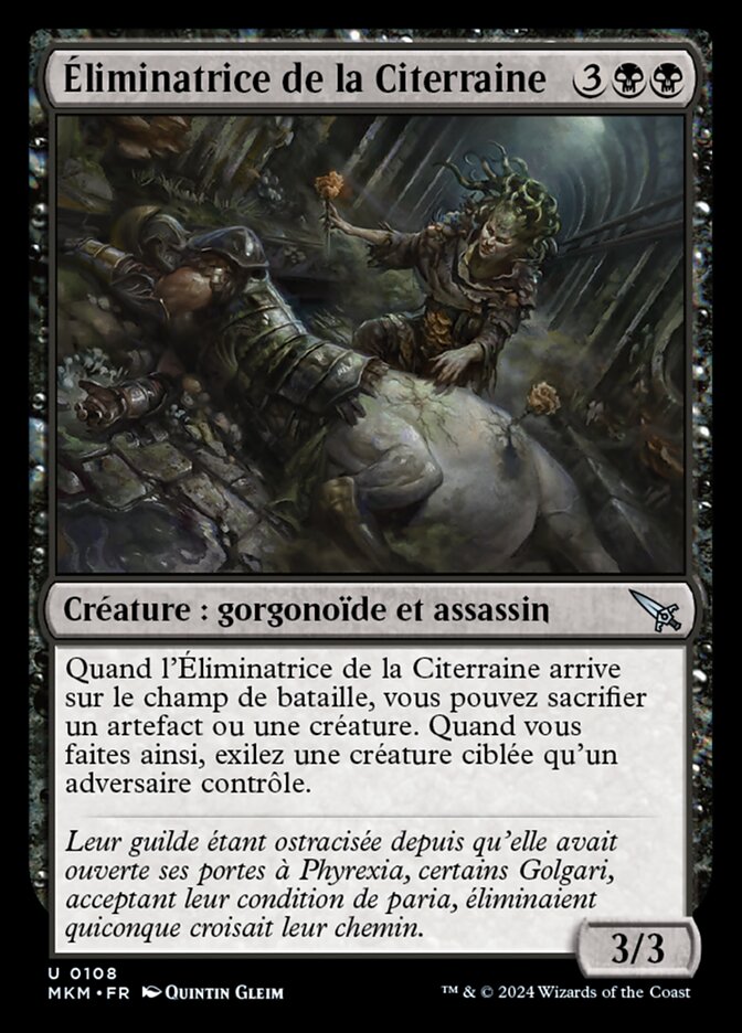 Éliminatrice de la Citerraine