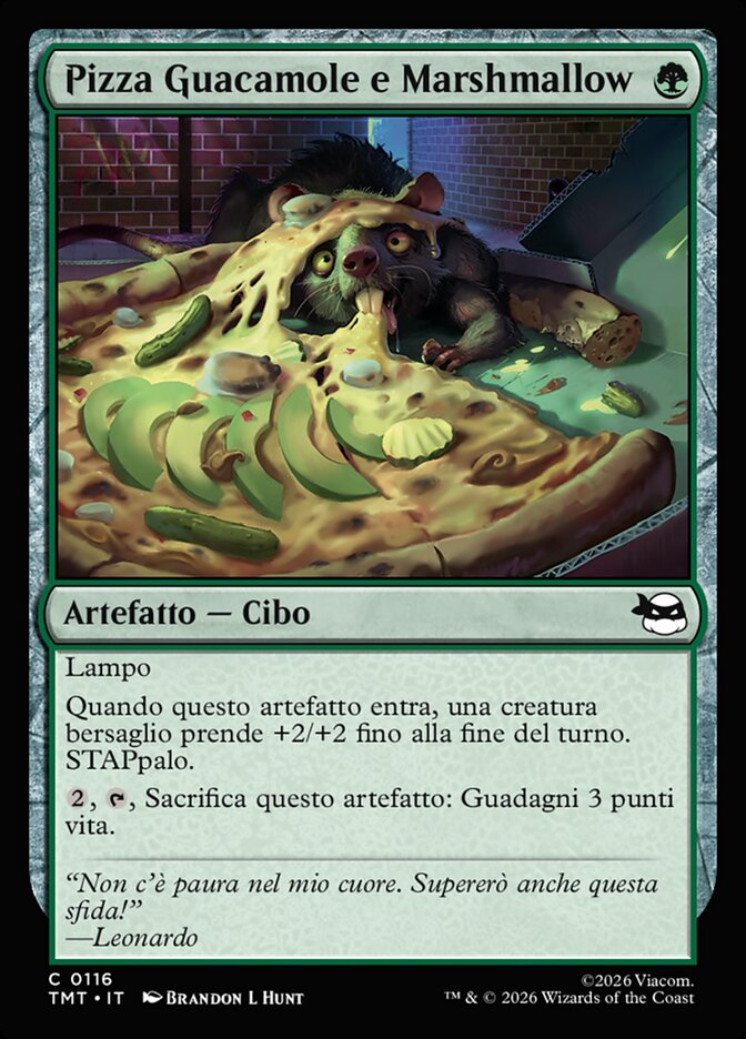 Pizza Guacamole e Marshmallow
