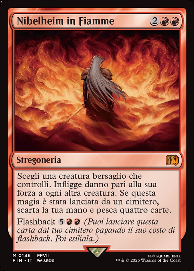 Nibelheim in Fiamme