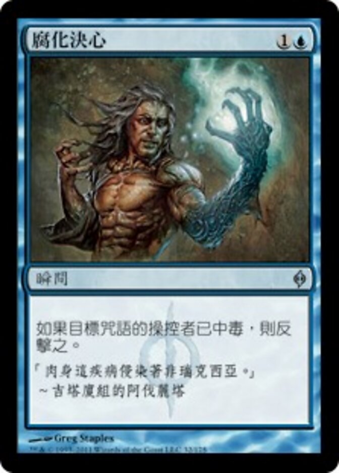 腐化決心