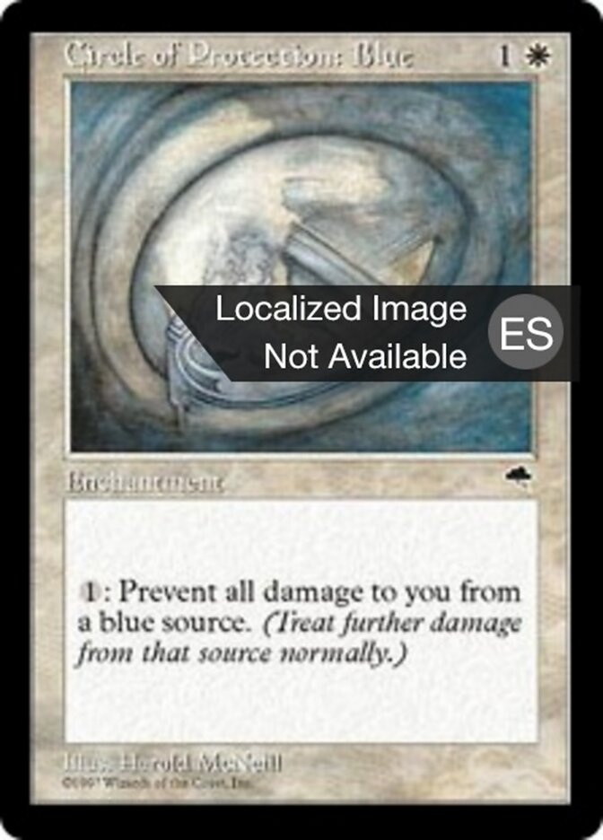 Circulo de protección: Azul