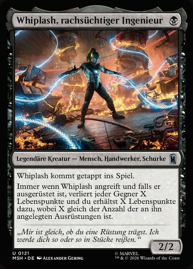 Whiplash, rachsüchtiger Ingenieur