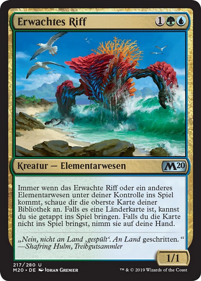 Erwachtes Riff