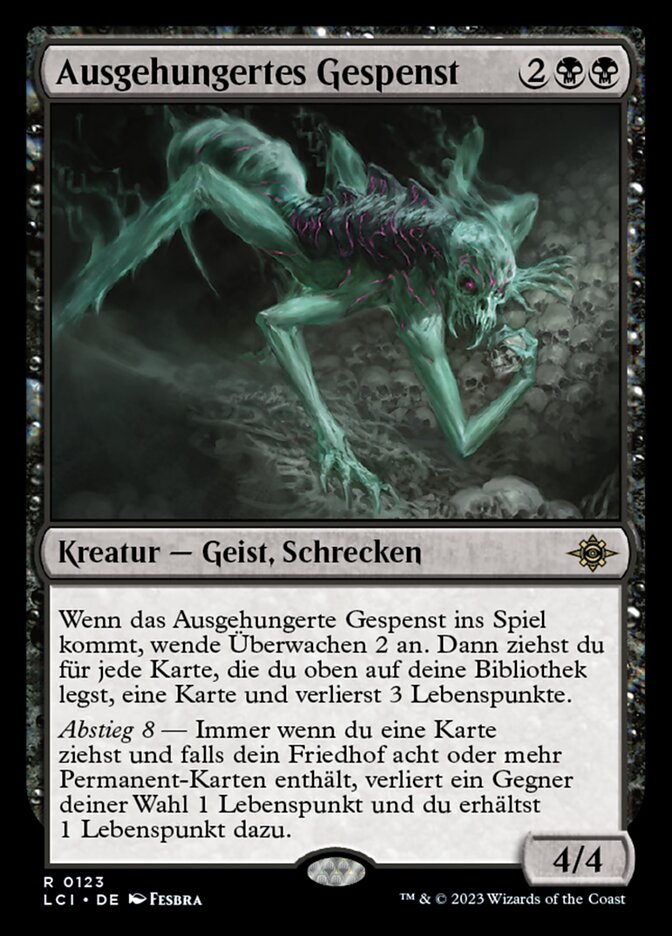 Ausgehungertes Gespenst