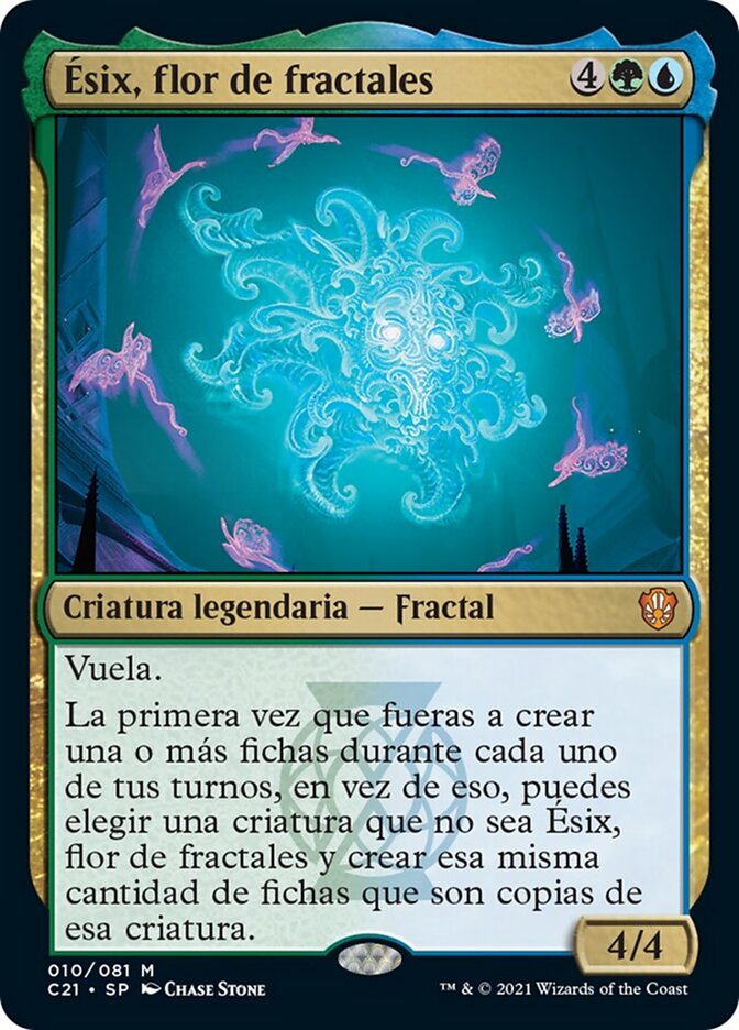 Ésix, flor de fractales