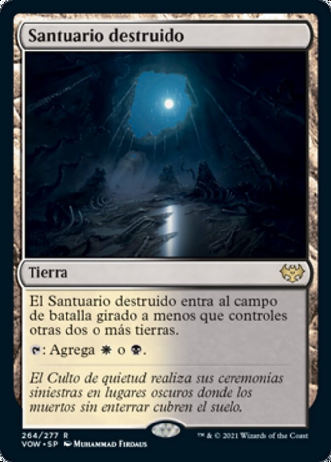 Santuario destruido