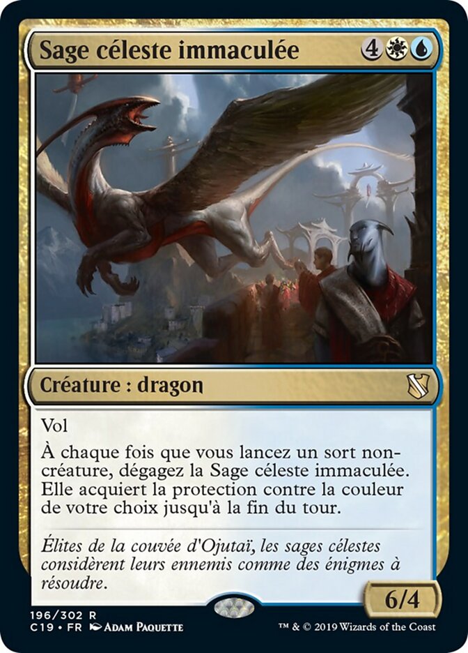 Sage céleste immaculée