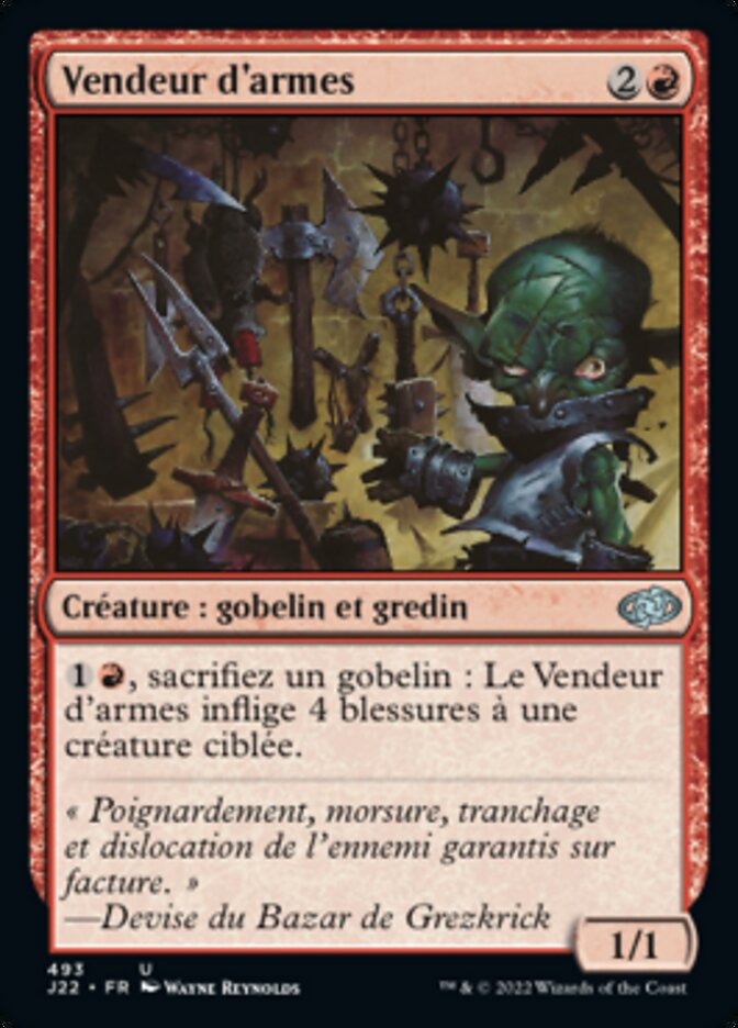 Vendeur d'armes