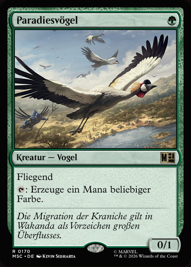Paradiesvögel