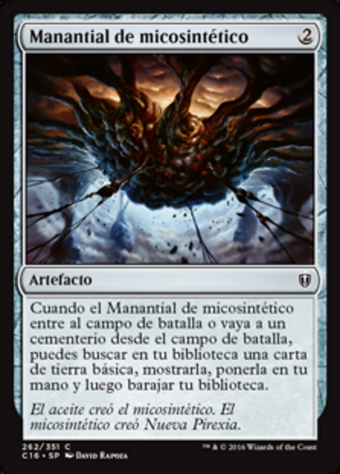 Manantial de micosintético