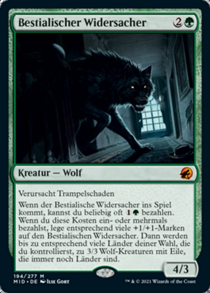 Bestialischer Widersacher