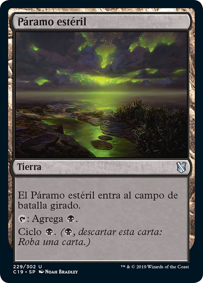 Páramo estéril