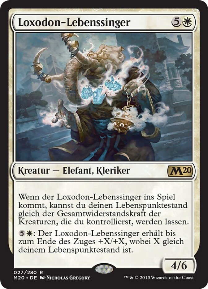 Loxodon-Lebenssinger