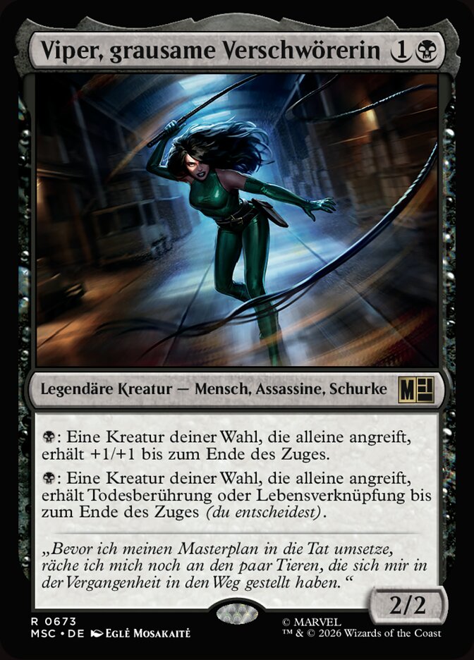 Viper, grausame Verschwörerin