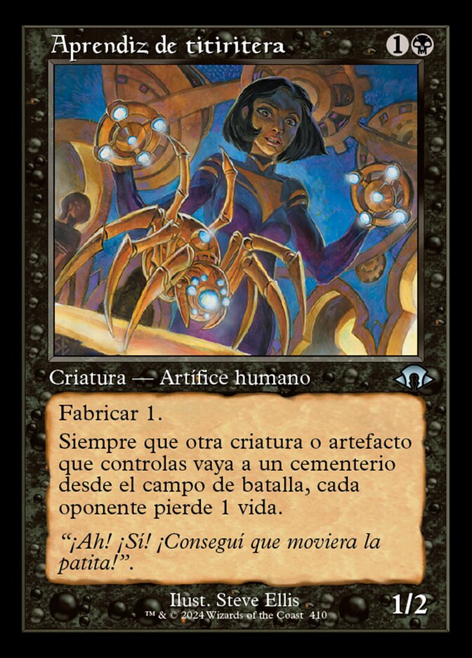Aprendiz de titiritera
