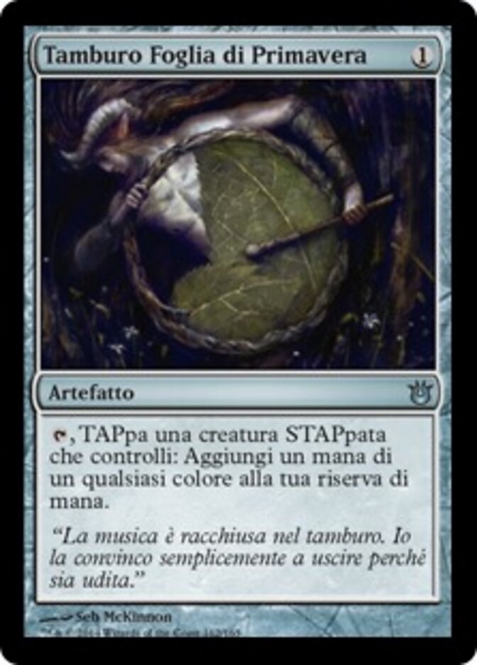 Tamburo Foglia di Primavera