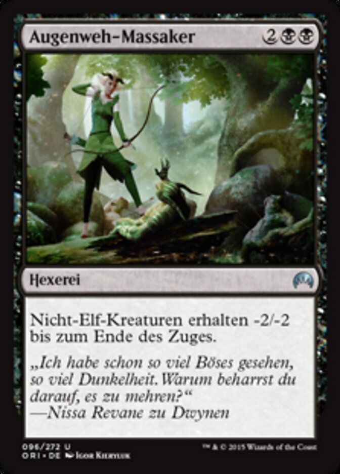 Augenweh-Massaker