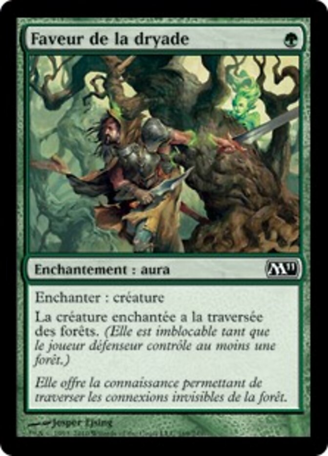 Faveur de la dryade