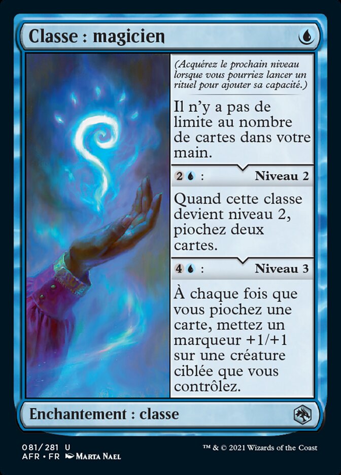 Classe : magicien