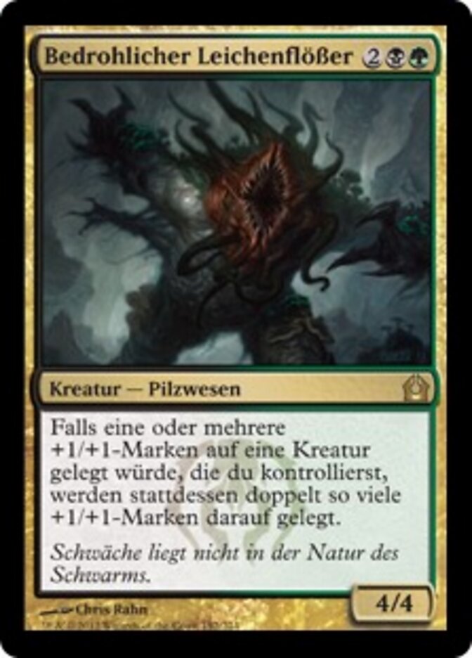Bedrohlicher Leichenflößer