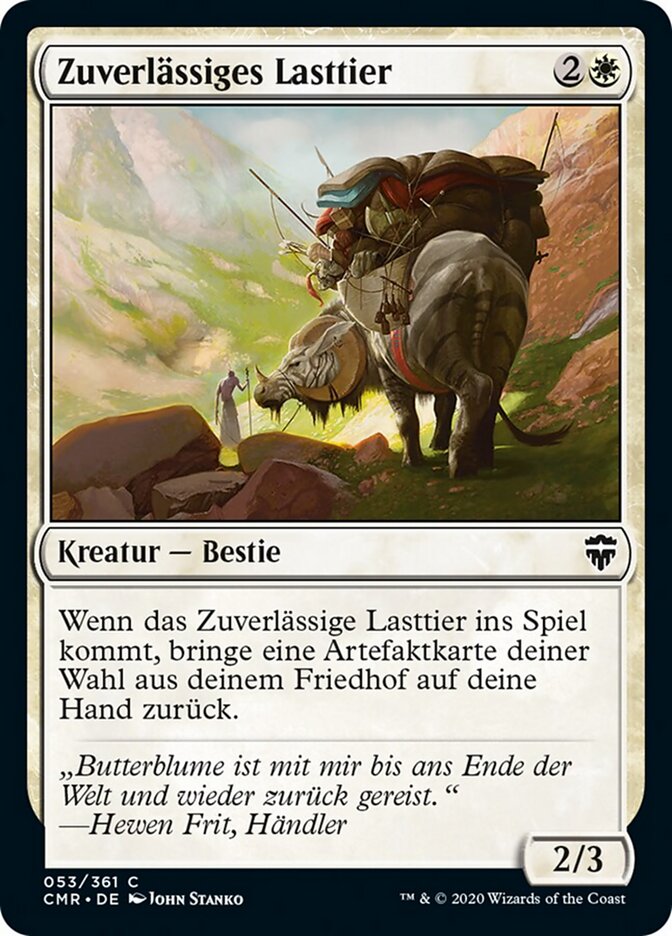 Zuverlässiges Lasttier