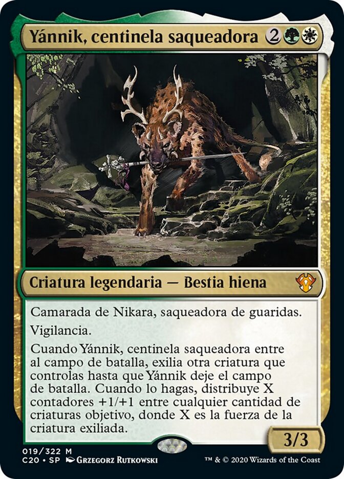 Yánnik, centinela saqueadora