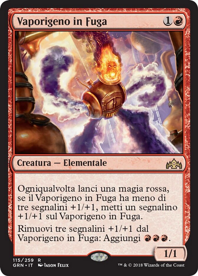 Vaporigeno in Fuga