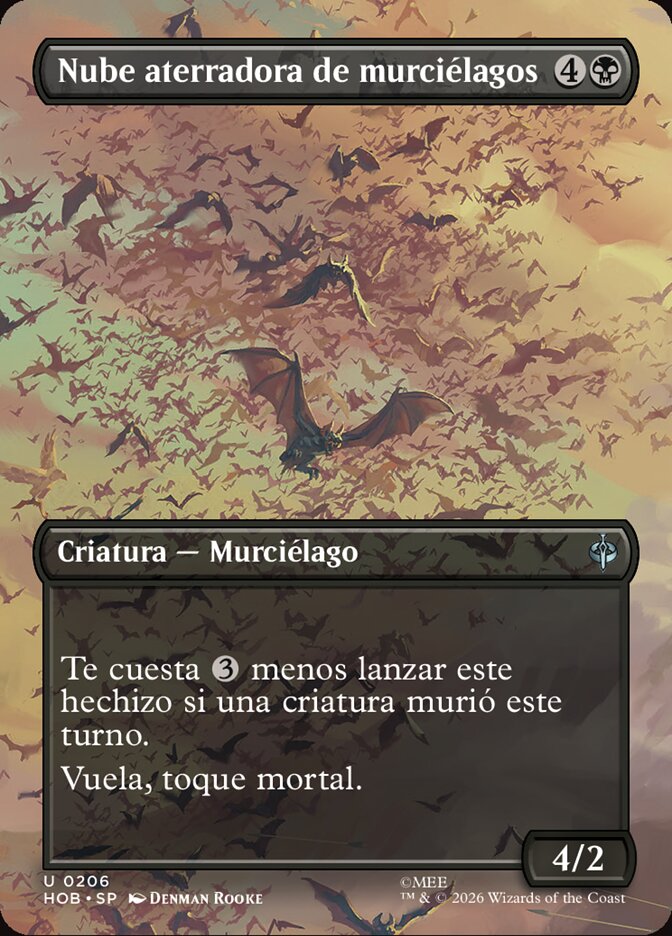 Nube aterradora de murciélagos