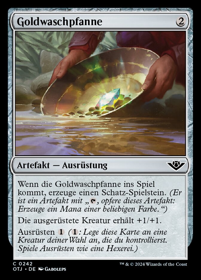 Goldwaschpfanne