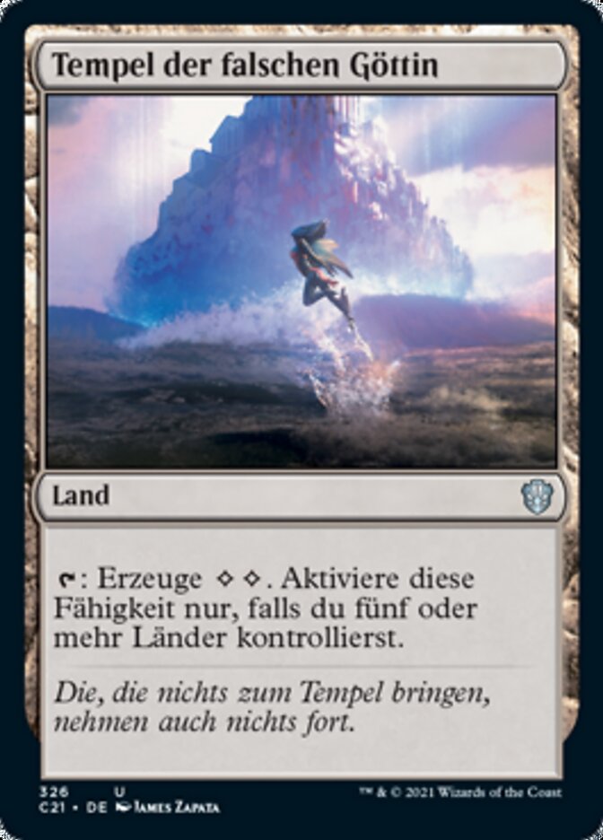 Tempel der falschen Göttin