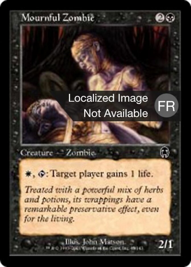 Zombie éploré
