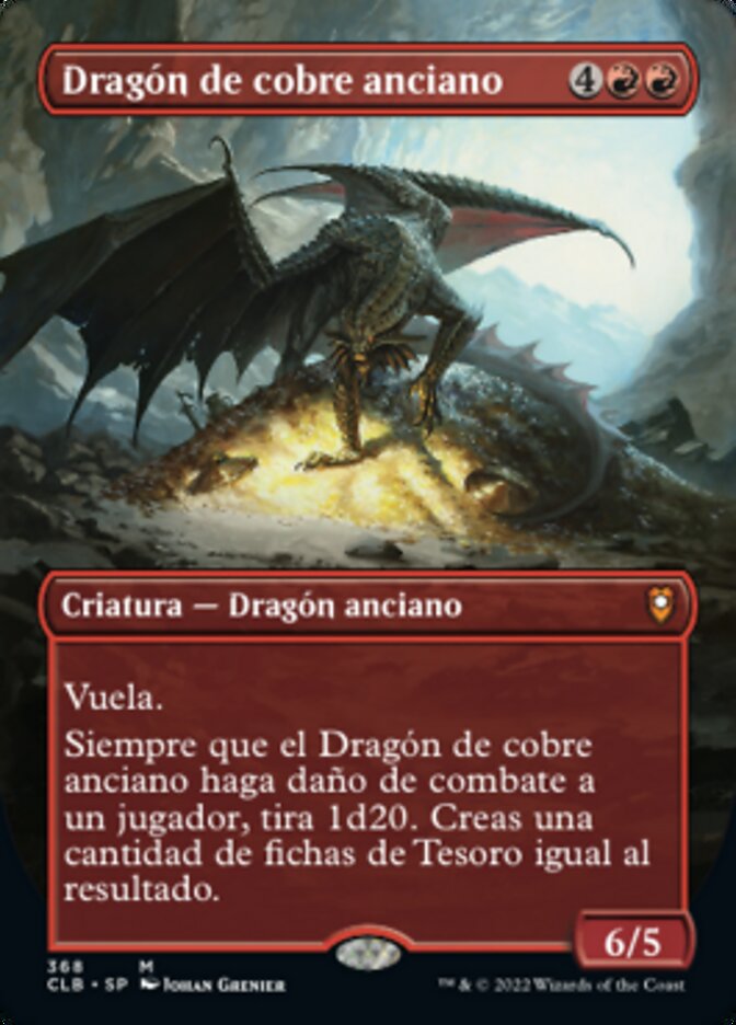 Dragón de cobre anciano