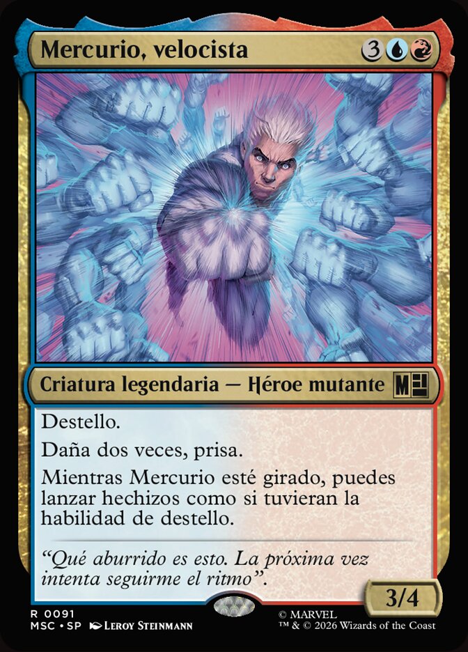 Mercurio, velocista