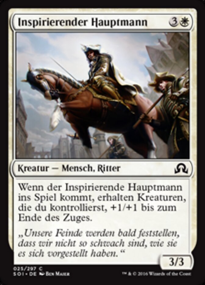Inspirierender Hauptmann