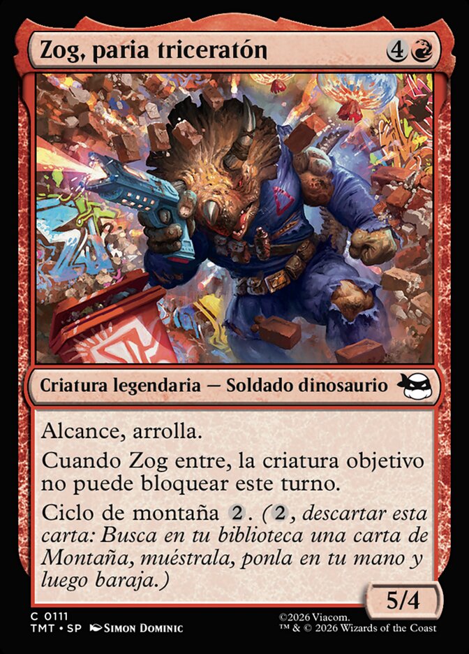 Zog, paria triceratón